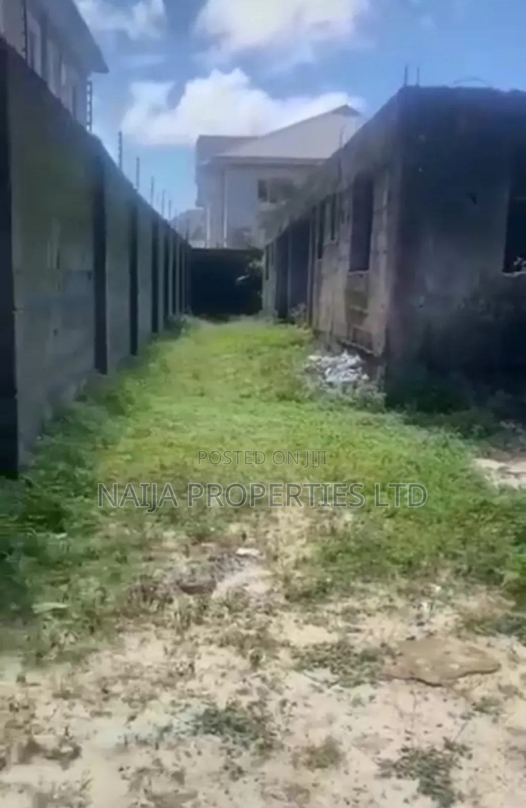 A Plot With Uncompleted Bungalow on It at Ogombo, Ajah for Sale in Sangotedo