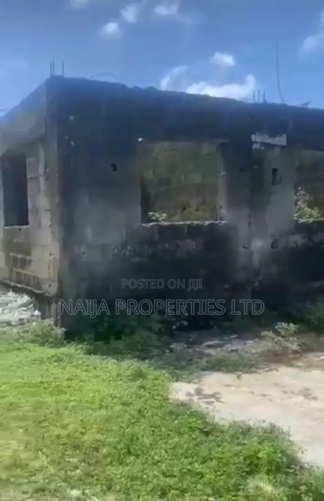A Plot With Uncompleted Bungalow on It at Ogombo, Ajah for Sale in Sangotedo
