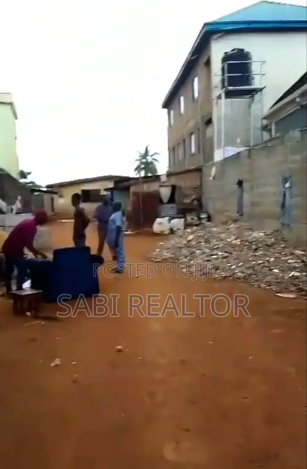 1 Half Plot of Land at Alaguntan at a Street Beside Access Bank in Iyana Ipaja