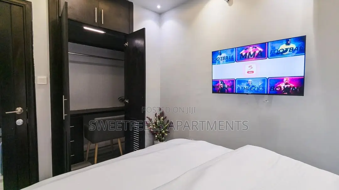 1 Bedroom Apartment With Ps4 and a Workstation in Victoria Island Extension