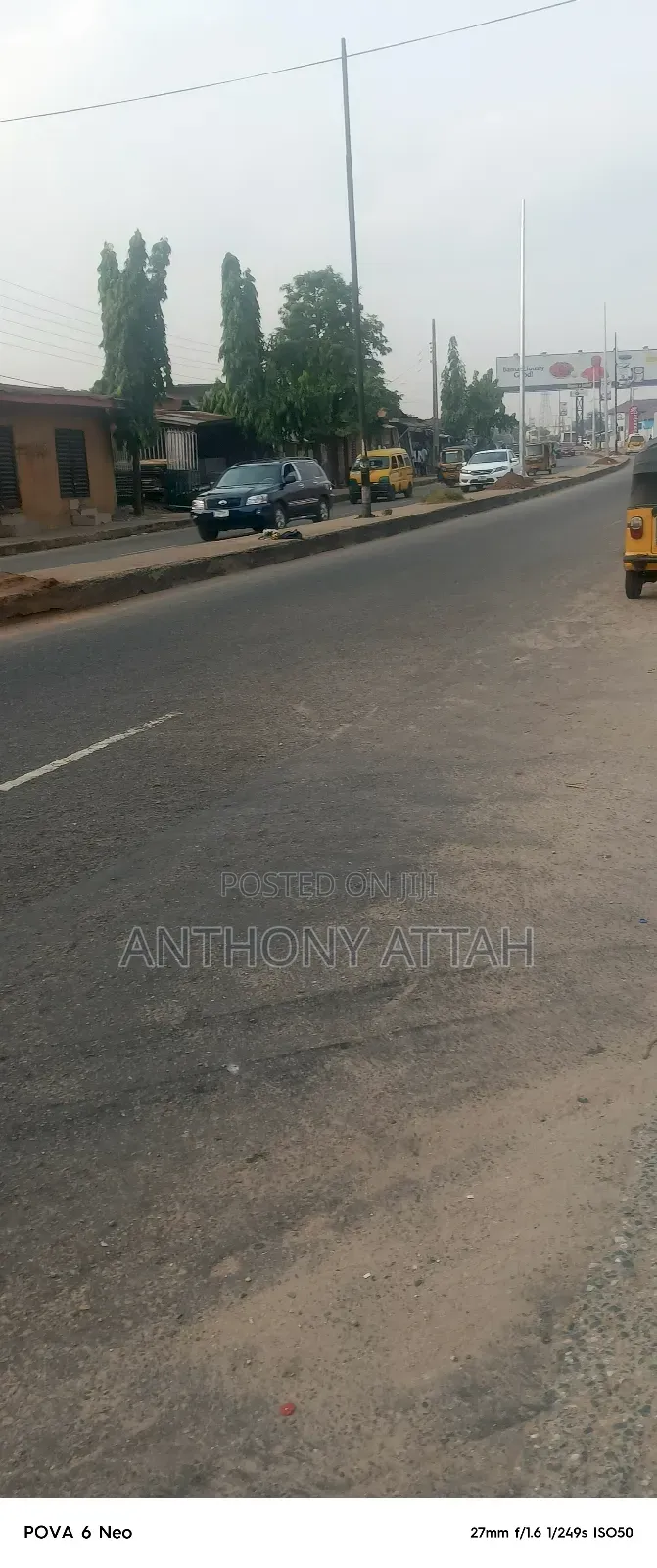 A Full Plot of Land Facing the Express Suit 4all Use in Iyana Ipaja