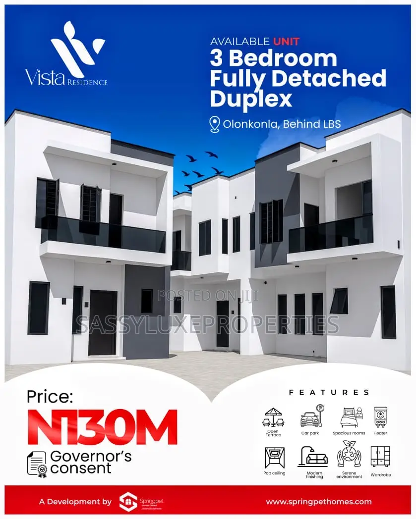 Furnished 3bdrm Duplex in Olokonla for sale in Olokonla