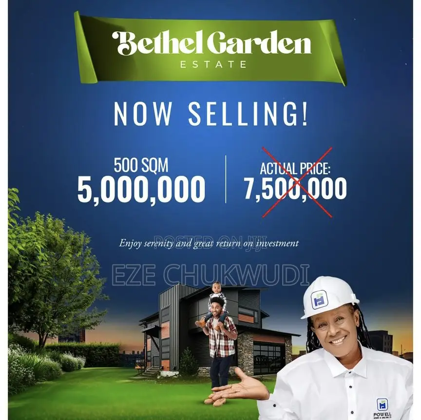 Land for Sale at Bethel Estate in Enugu