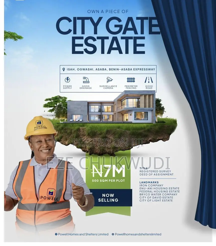 Land for at City Gate Estate in Oshimili South