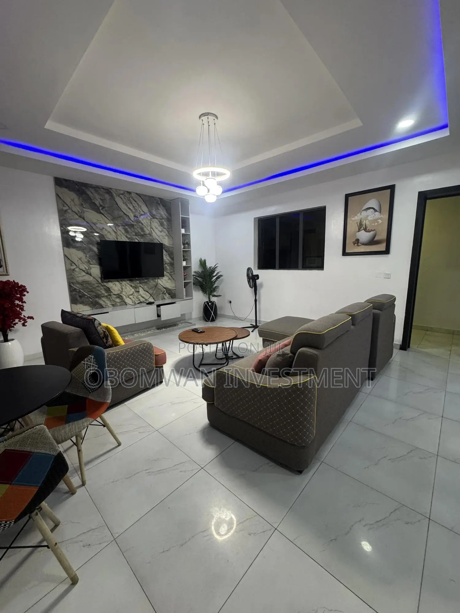 Spacious 1 Bedroom Shortlet Apartment With 24/7 Light N Snooker Board in Abraham Adesanya Estate