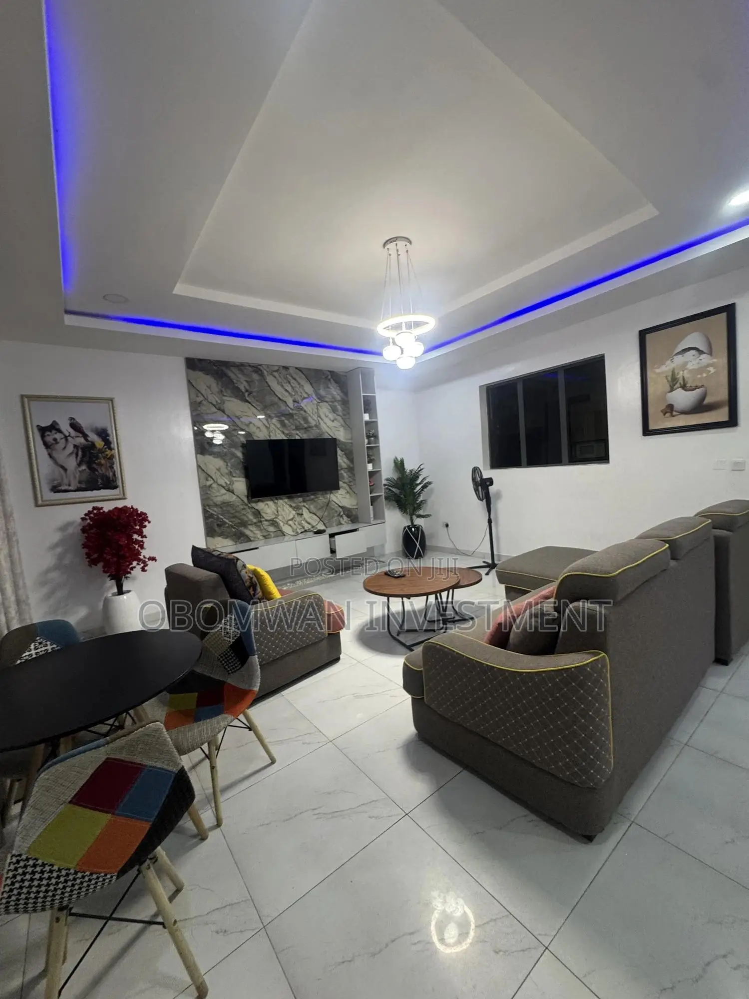 Spacious 1 Bedroom Shortlet Apartment With 24/7 Light N Snooker Board in Abraham Adesanya Estate