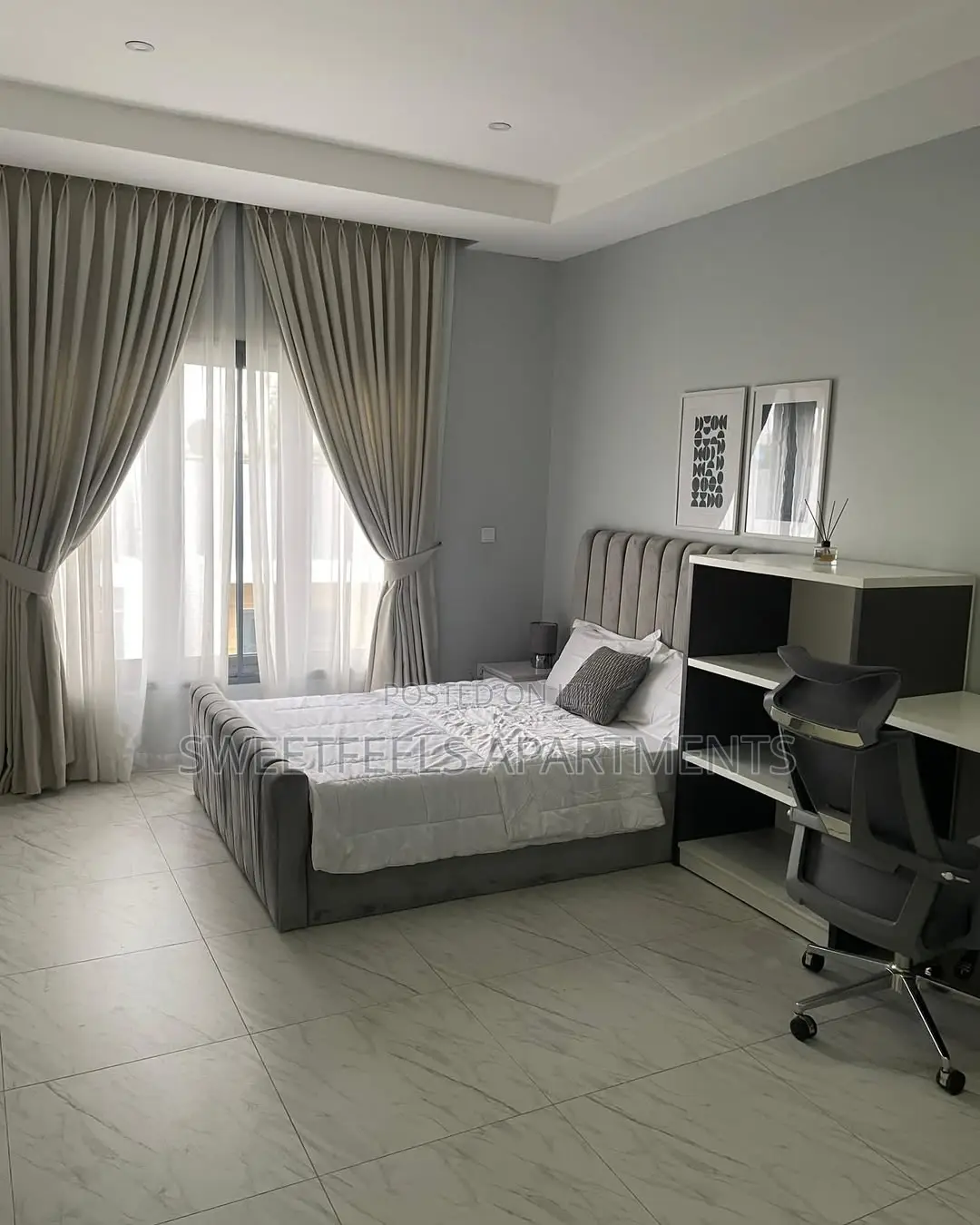 Rose Velvet 3 Bedroom With Swimming Pool And A Balcony in Ado / Ajah