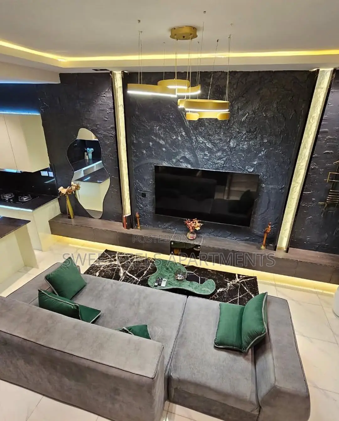 Art Beautifully Furnished 1 Bedroom Duplex With a Balcony in Lekki Phase 1