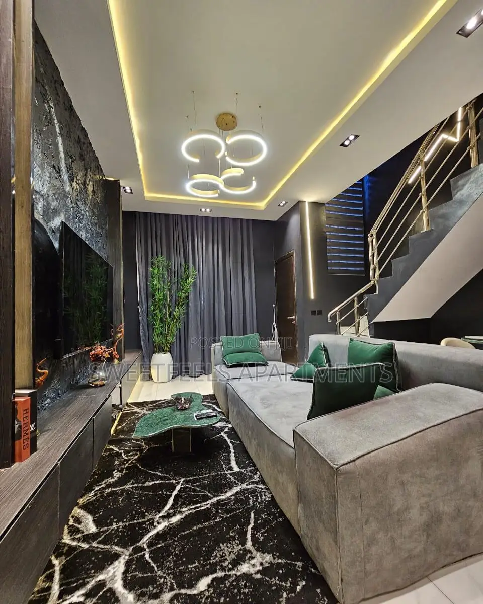 Art Beautifully Furnished 1 Bedroom Duplex With a Balcony in Lekki Phase 1