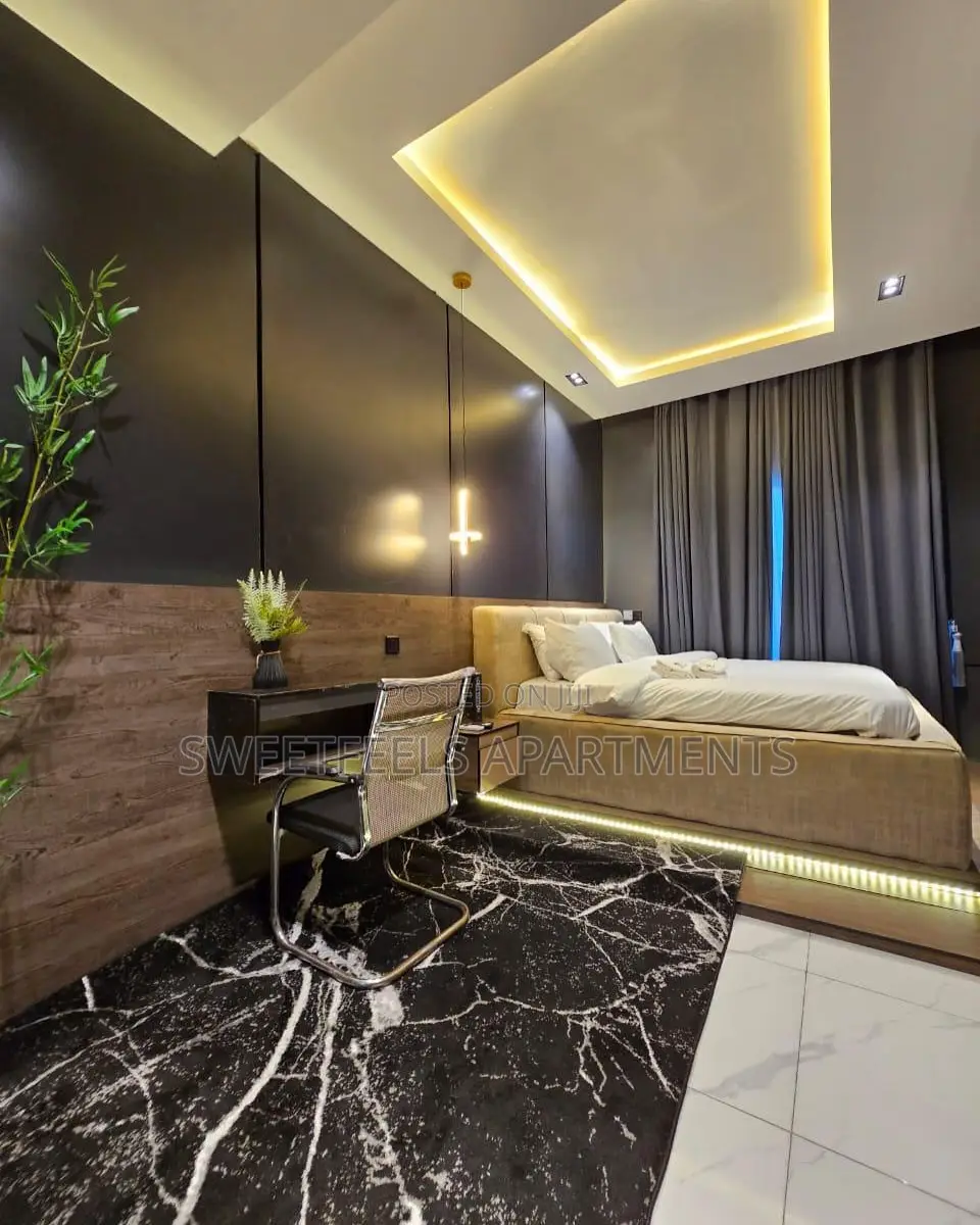 Art Beautifully Furnished 1 Bedroom Duplex With a Balcony in Lekki Phase 1