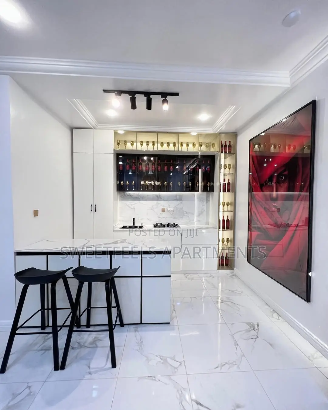 Aesthetically Pleasing 1 Bedroom Apartment With Ps5 and a Bathtub in Ikate