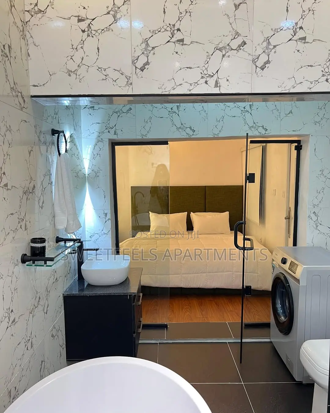 Aesthetically Pleasing 1 Bedroom Apartment With Ps5 and a Bathtub in Ikate