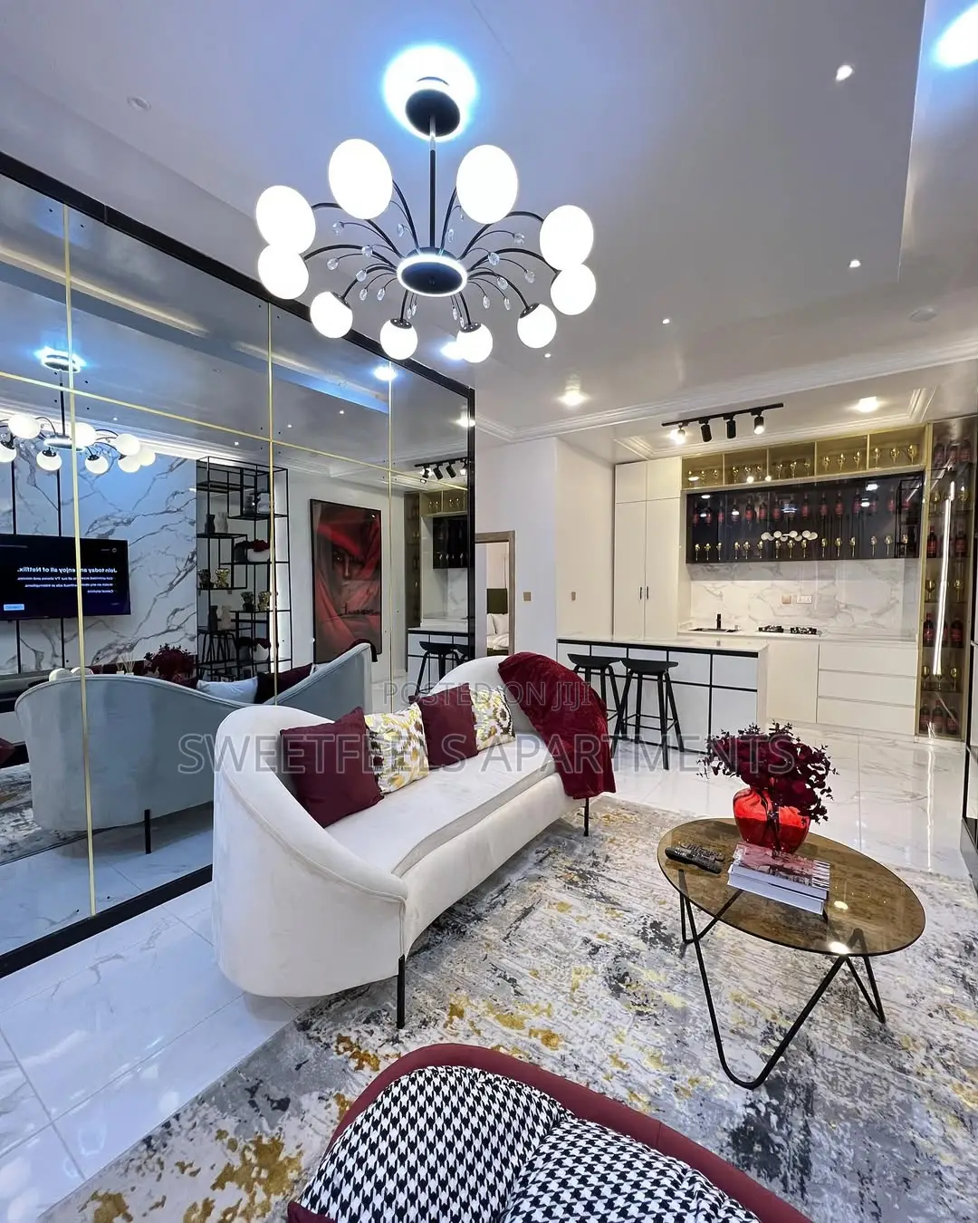 Aesthetically Pleasing 1 Bedroom Apartment With Ps5 and a Bathtub in Ikate
