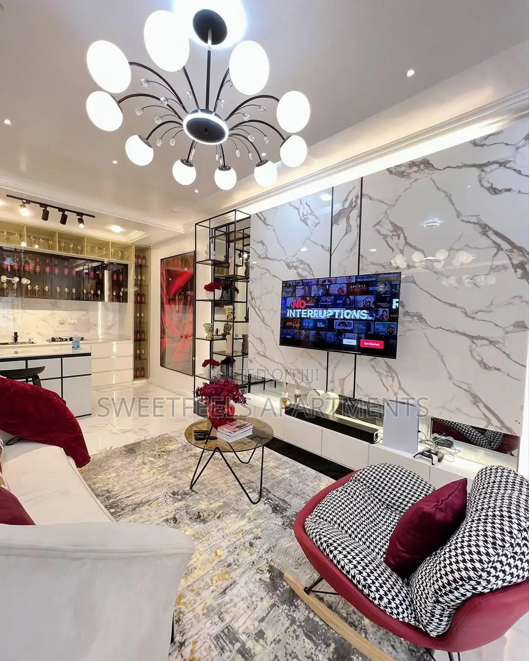 Aesthetically Pleasing 1 Bedroom Apartment With Ps5 and a Bathtub in Ikate