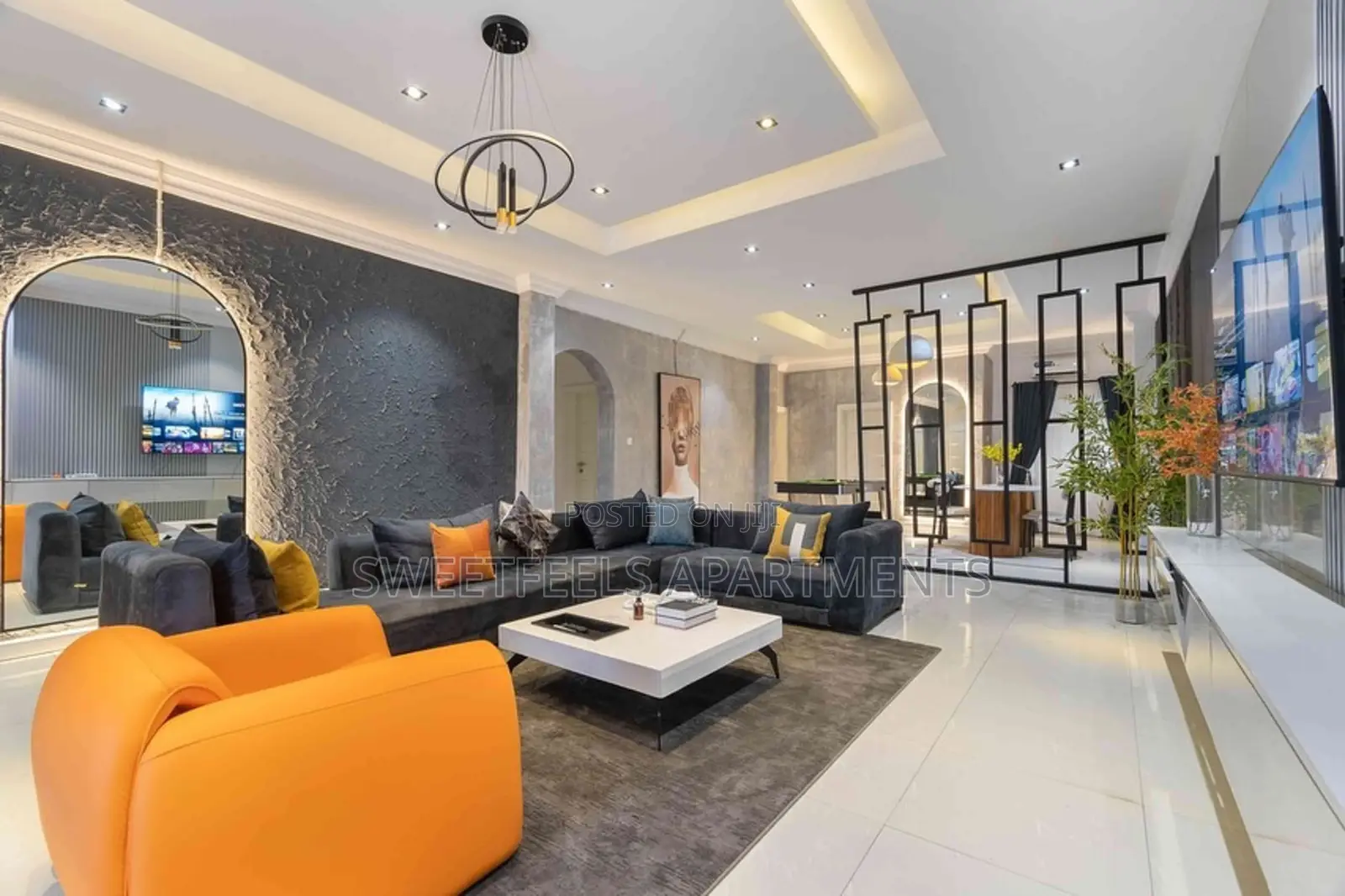 Grey Heaven 3 Bedroom Apartment With Snooker Board And Pool in Lekki Expressway