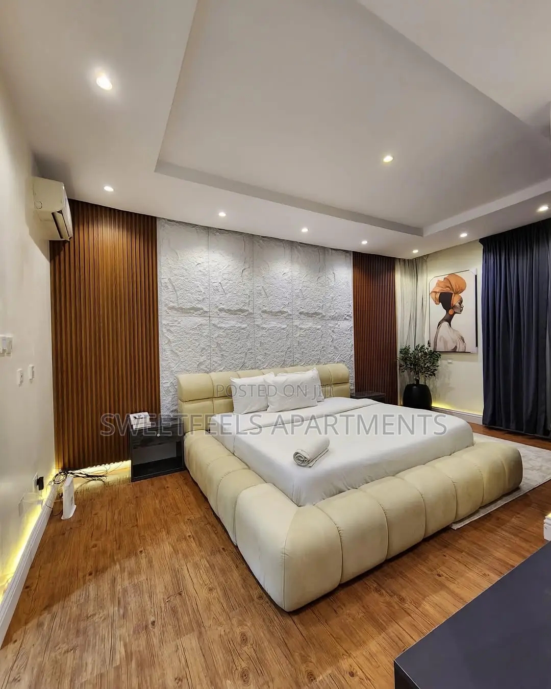 Beige Vibe Luxurious 3 Bedroom Apartment With Swimming Pool and Ps5 in Lekki Phase 1