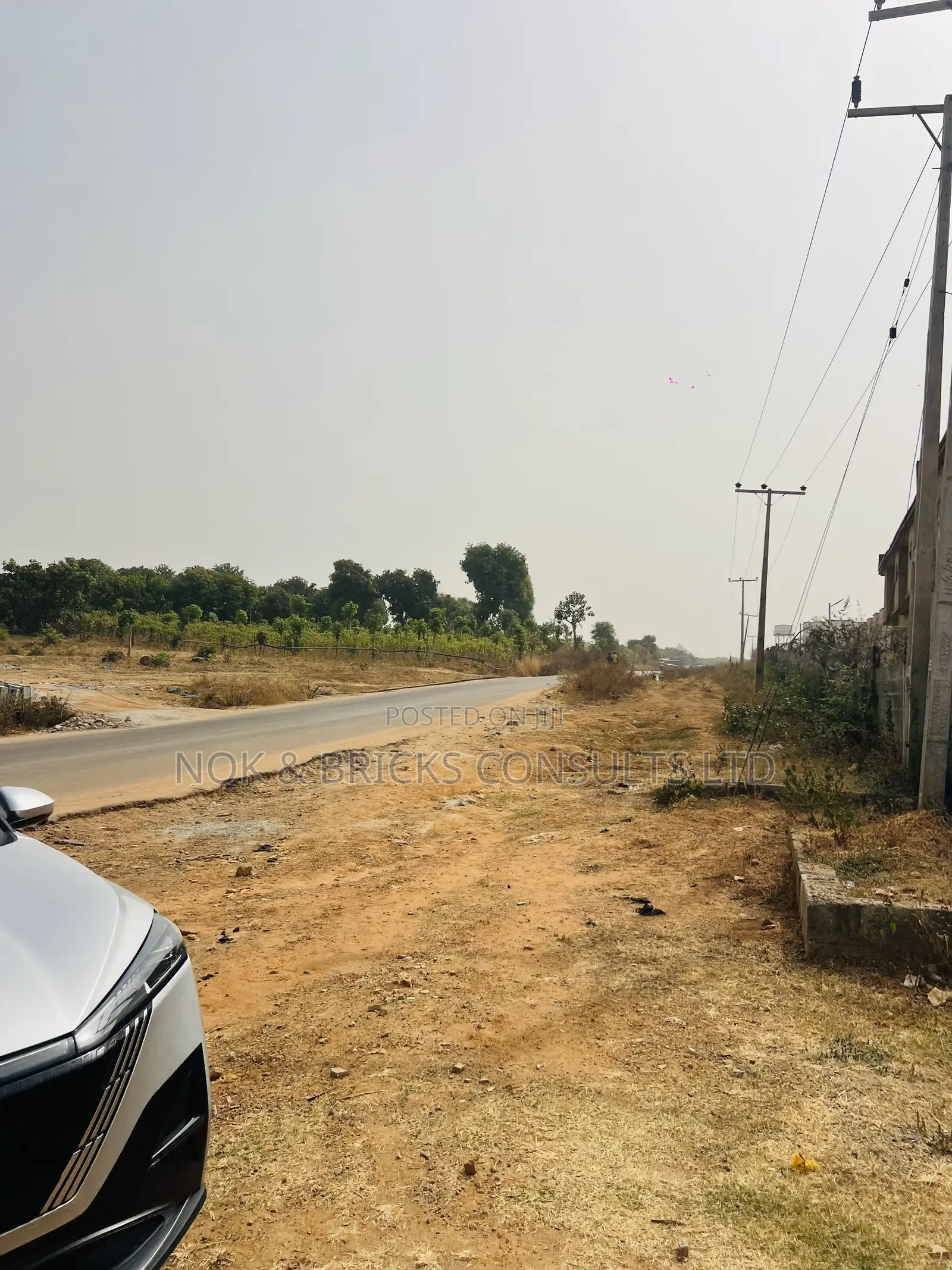 Karasana 11 Hectares First Plot on a Tarred Road. in Dape