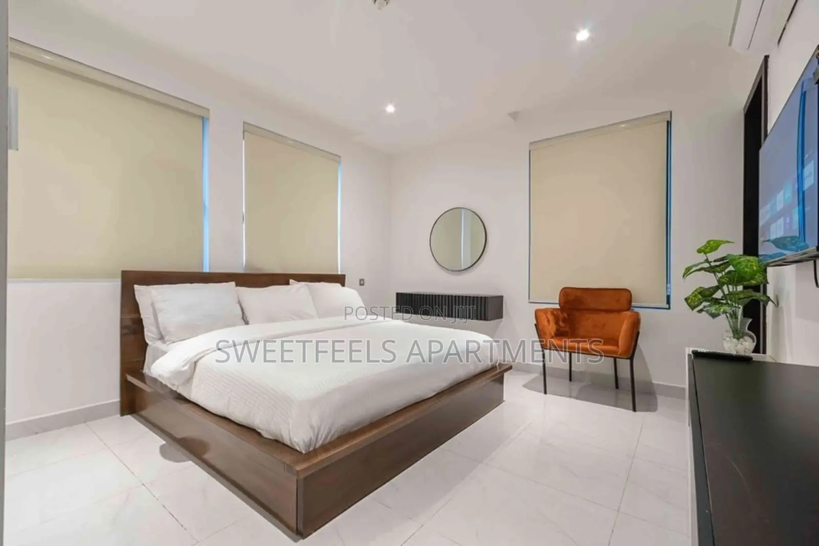 Lovely City View 2 Bedroom Apartment With Gym and a Lounge in Victoria Island Extension