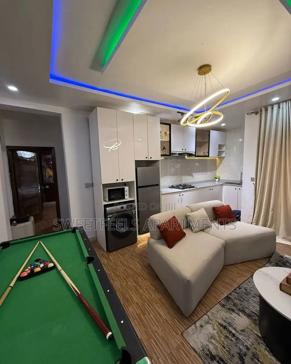 Cozy 1 Bedroom Apartment With Snooker Board and Pool in Ikate