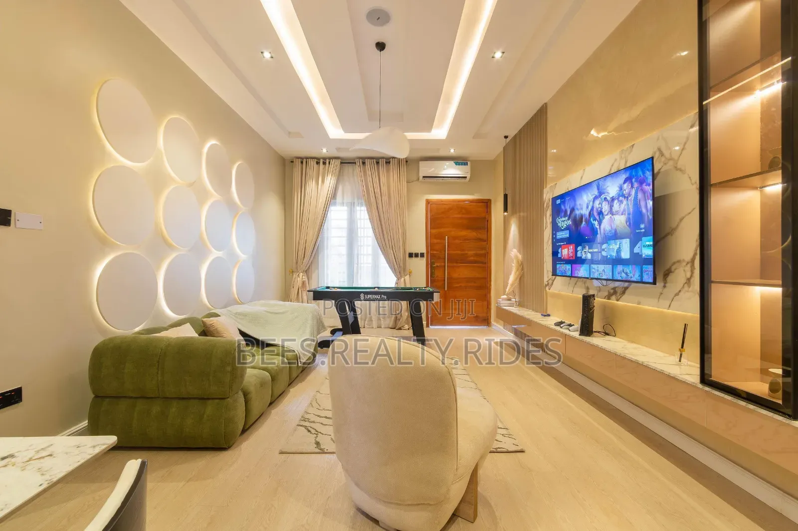 Beautiful and Luxury 2 Bedroom With a Ps5, Snooker Tennis Board in Ikate