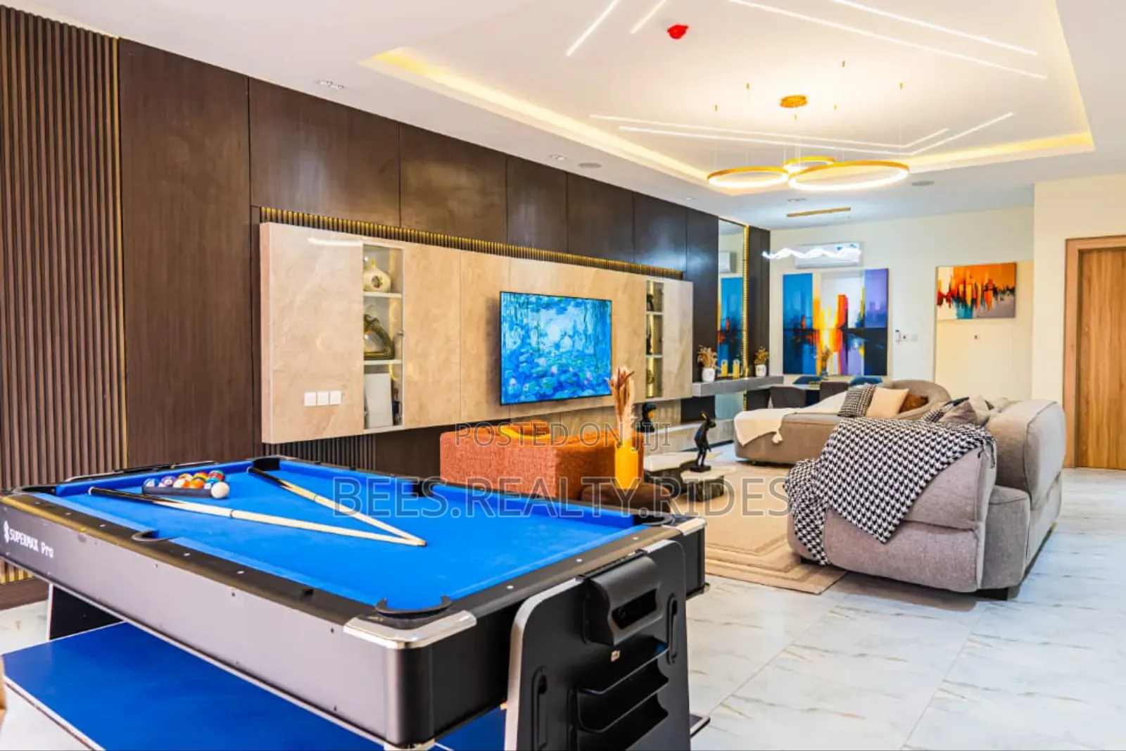 Brand New City View 3 Bedroom With a Ps5/Snooker/Pool/Gym in Lekki Phase 1
