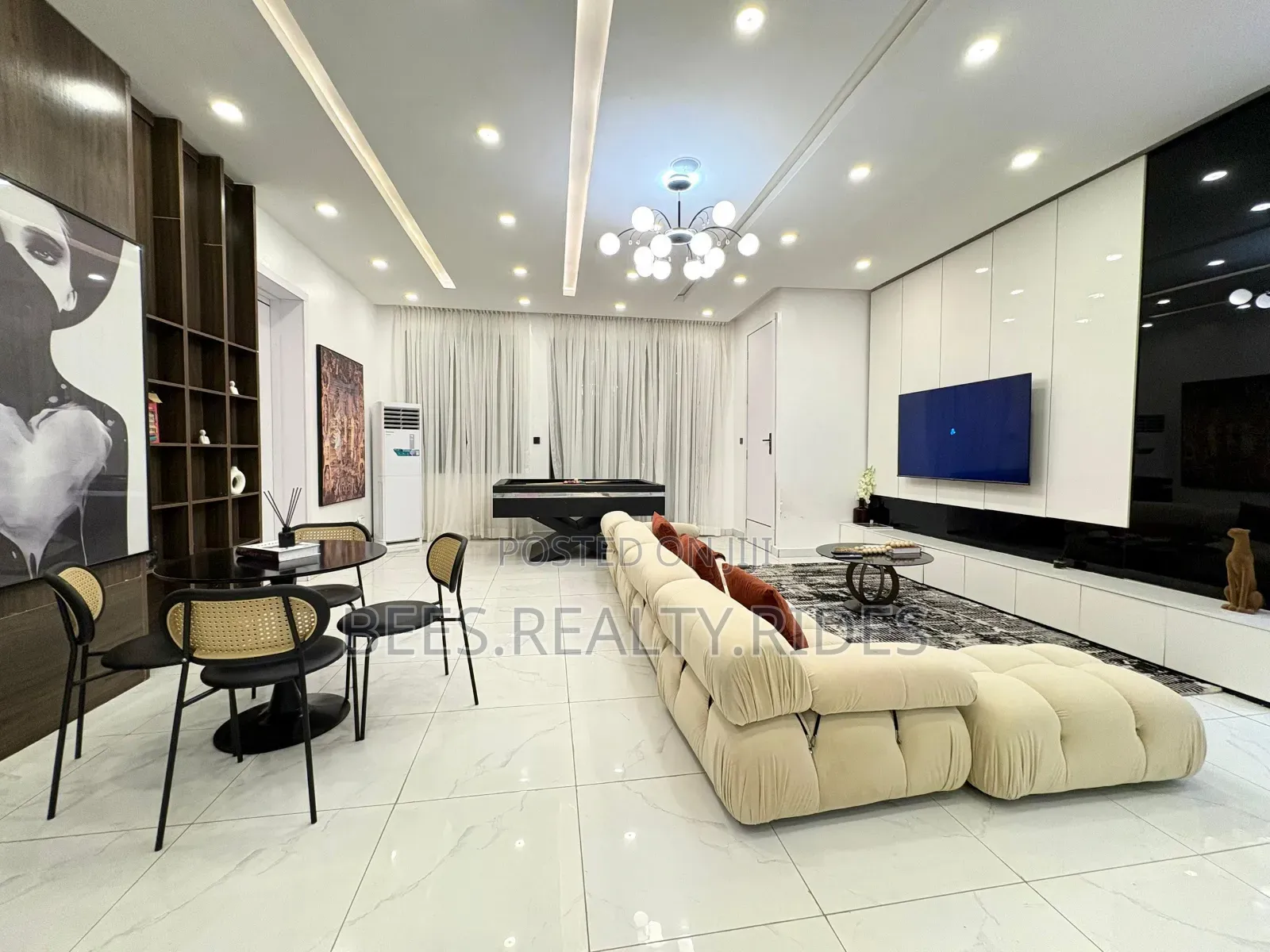 Cinematic 3 Bedroom Apartment With a Ps5 Console, Snooker,Pool a Gym in Lekki Phase 1