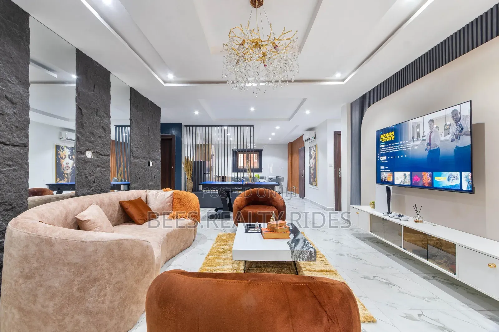 Brand New 2 Bedroom Apartment With Ps5 and a Snooker Board in Osapa london