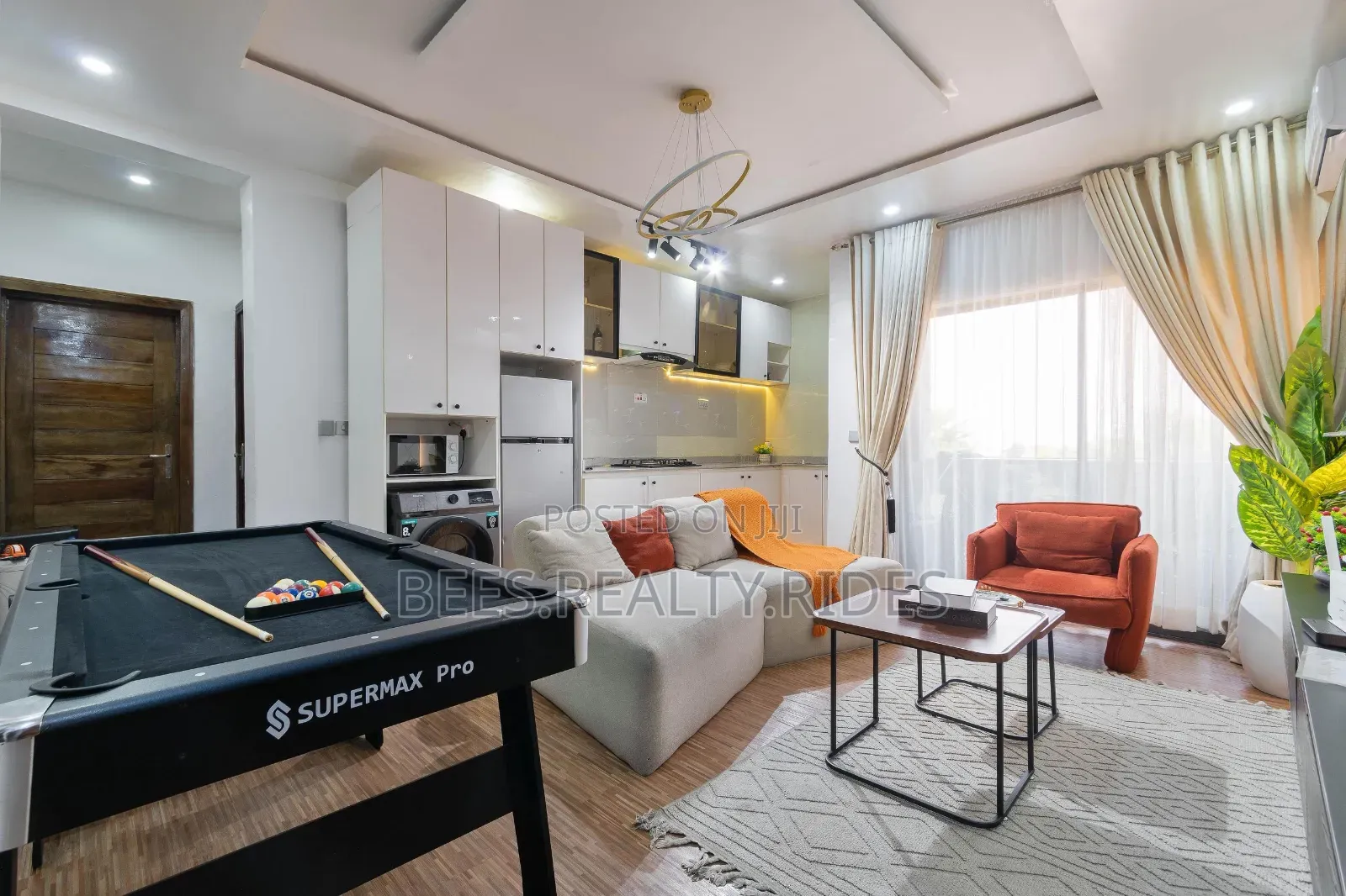Cozy and Stress-Free 1 Bedroom With a Pool and a Snooker Board in Ikate