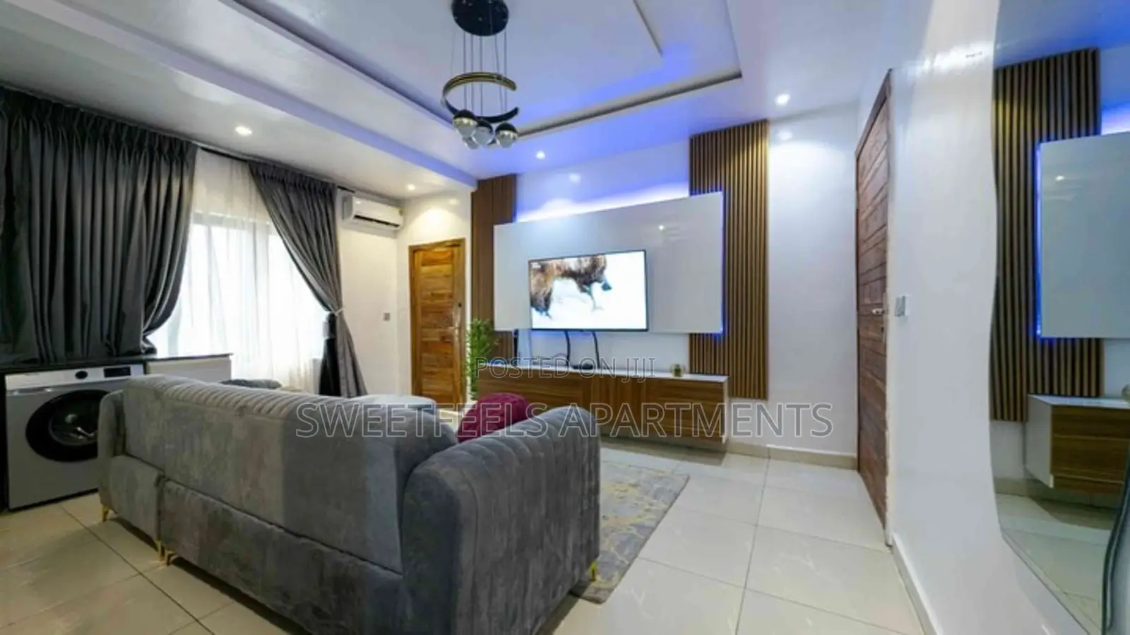 Beautiful 1 Bedroom High Rise With Pool, Ps5 and Balcony in Ikate