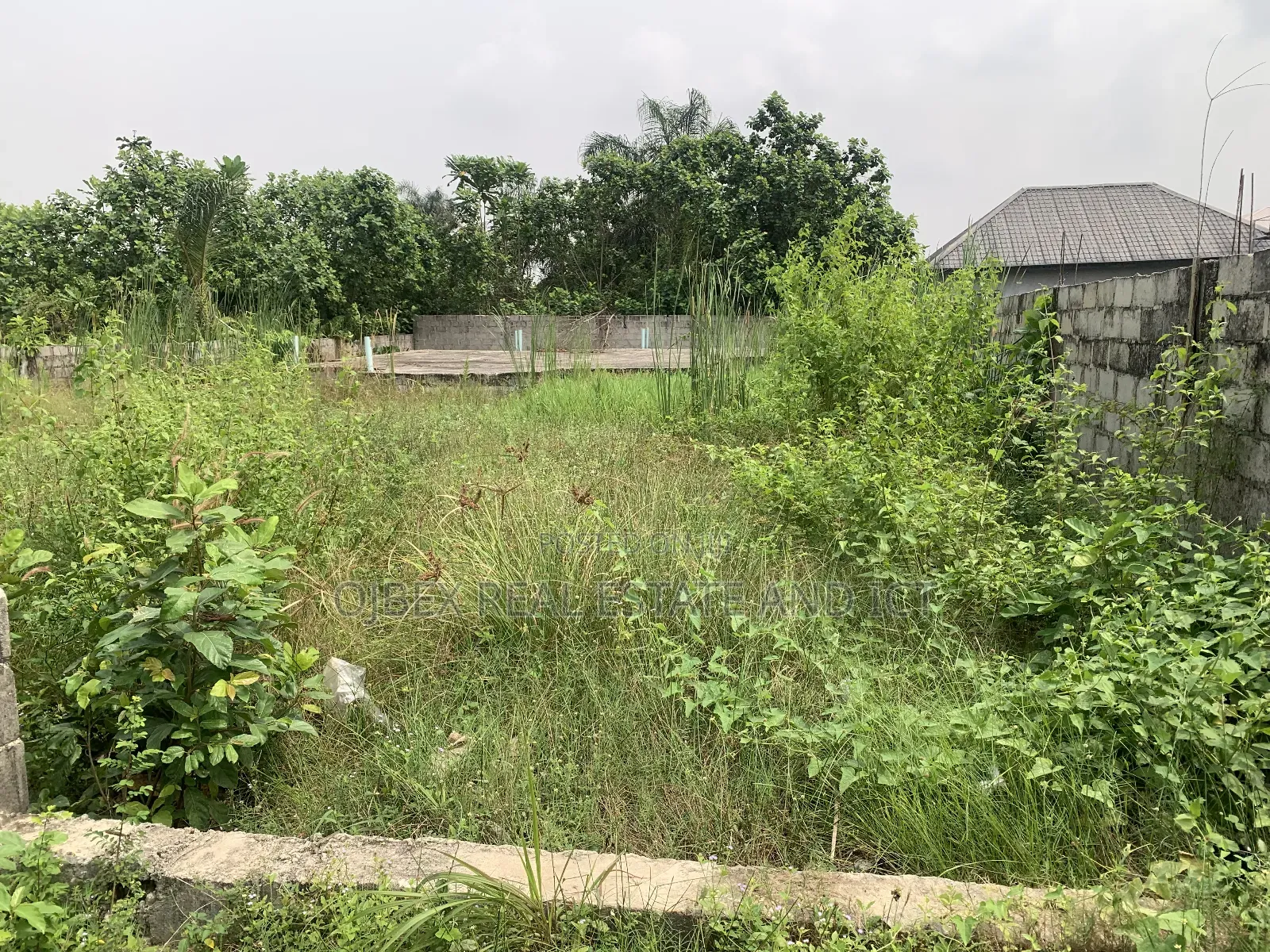 Full Plot Fenced With German Floor in Ajah