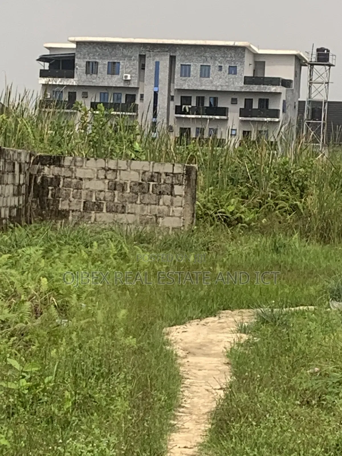 Full Plot Fenced With German Floor in Ajah