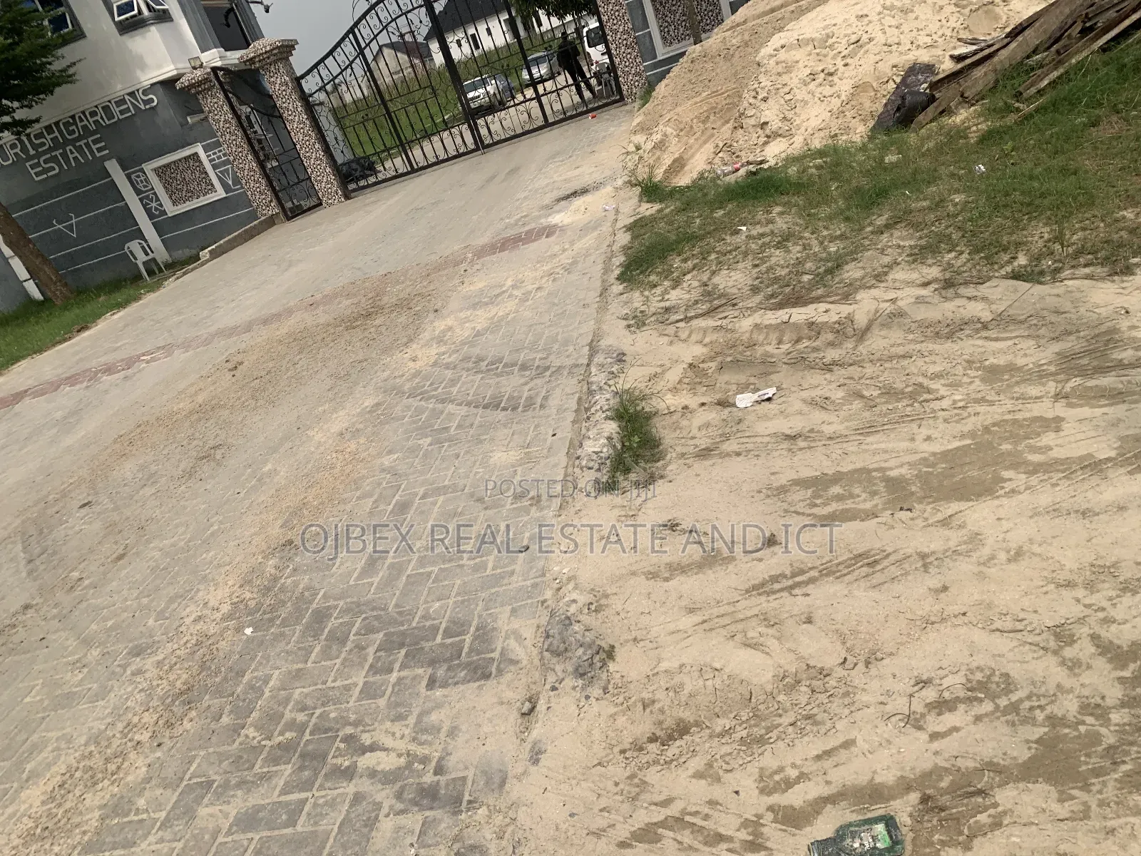 Full Plot Fenced With German Floor in Ajah
