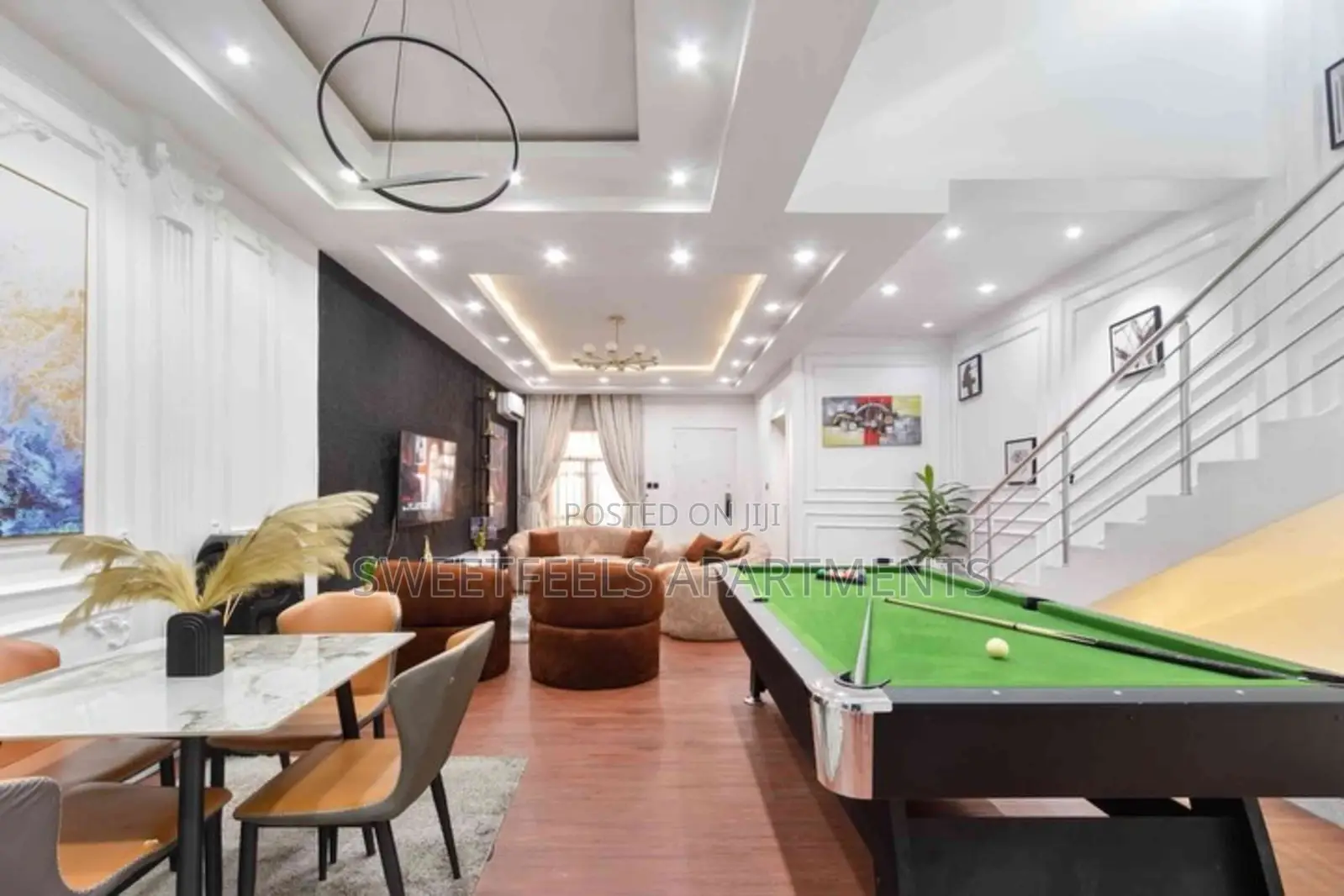 Lux 4 Bedroom Duplex With Gym, Swimming Pool, Snooker Board,Water View in Lekki Phase 1