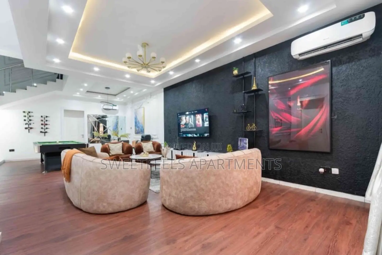 Lux 4 Bedroom Duplex With Gym, Swimming Pool, Snooker Board,Water View in Lekki Phase 1