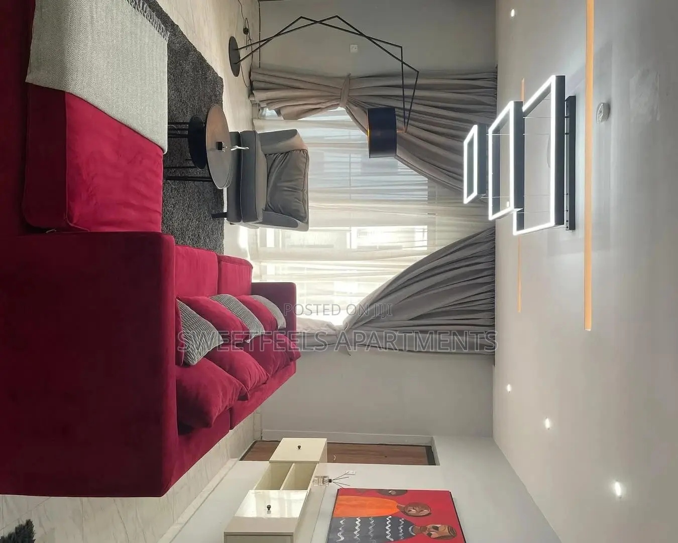Rose Velvet 3 Bedroom With Swimming Pool And A Balcony in Ado / Ajah