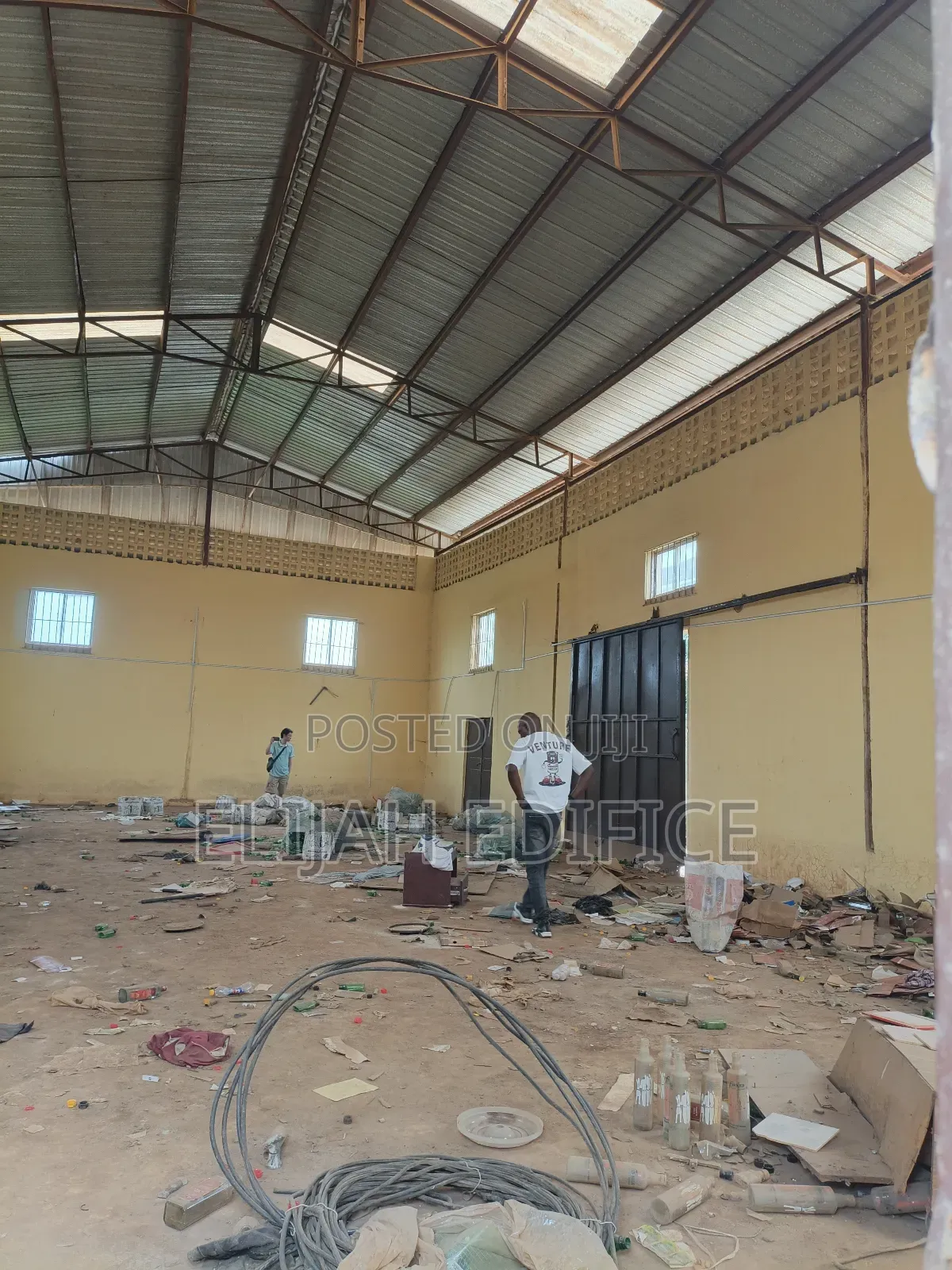 Facing Road Warehouse Facing New Busy Gberigbe Road Ikorodu With Shops in Ijede / Ikorodu