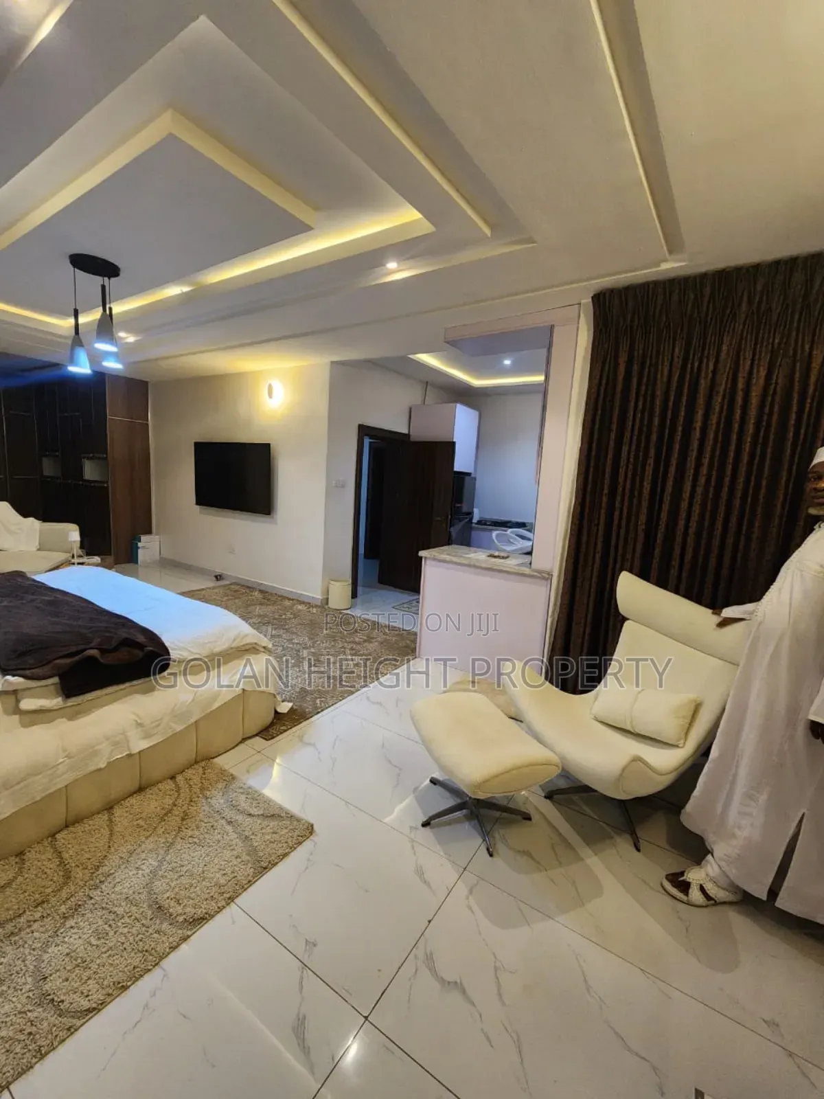 Furnished 3bdrm Apartment in Diplomatic Zone, Katampe Extension in Katampe Extension