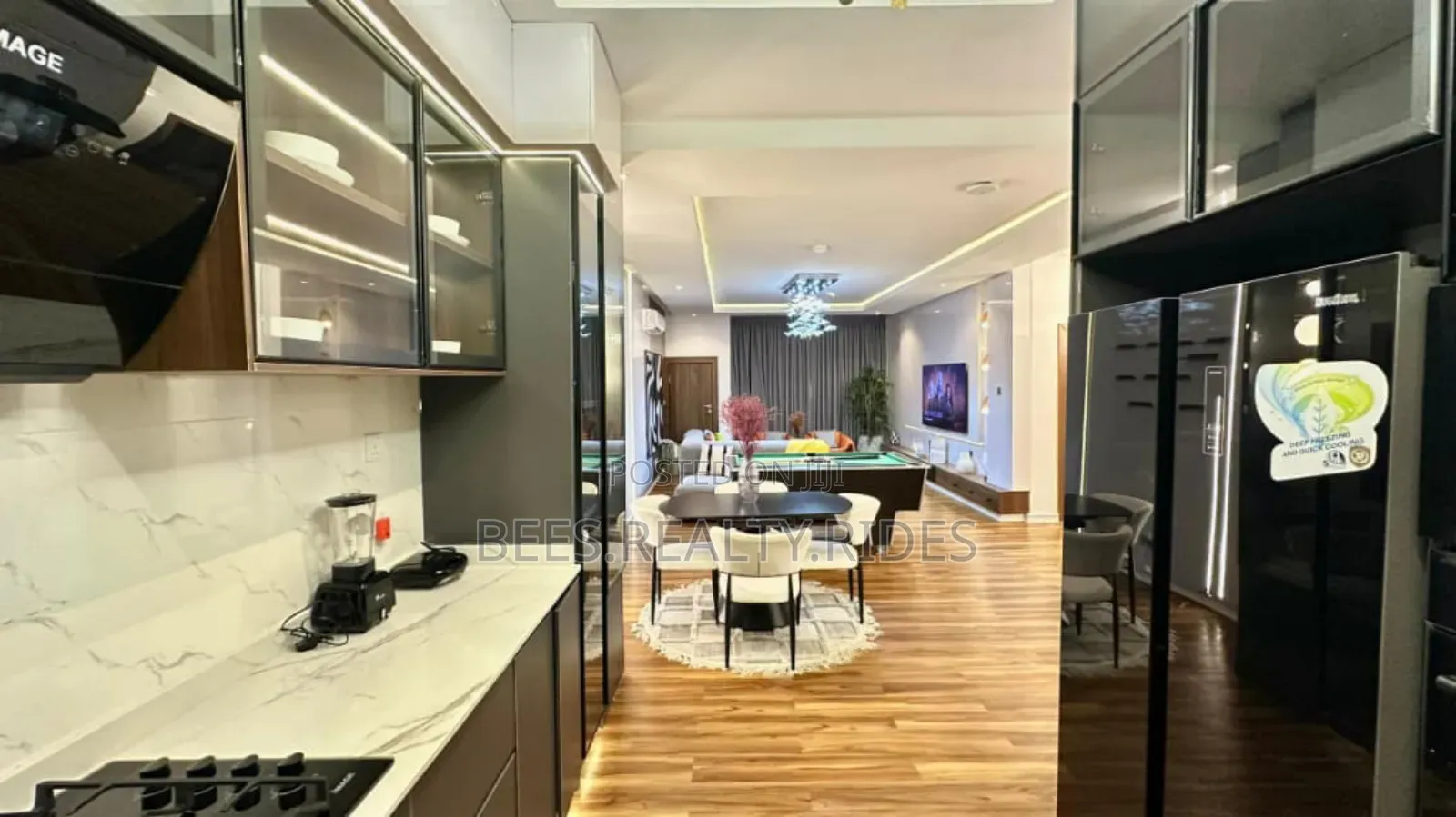 New Luxury 2 Bedroom With a Ps5, Snooker, Gym and a Balcony View in Ikate