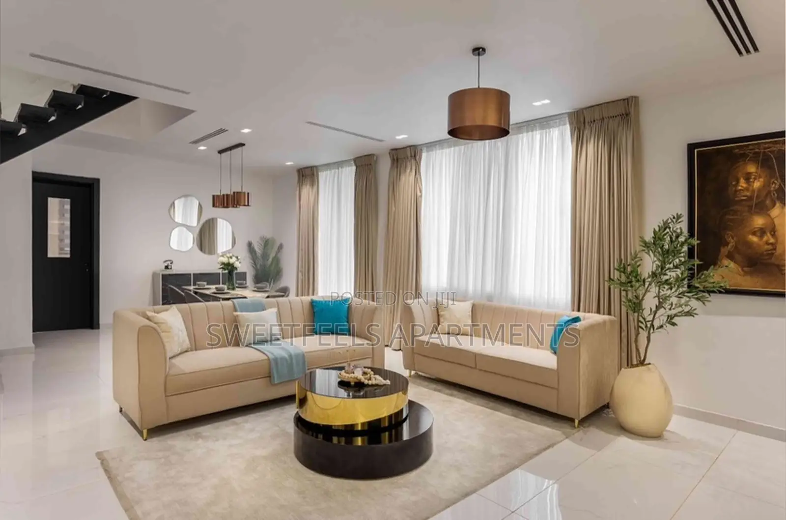 Luxury Spacious 2 Bedroom Maisonette With 2 Balconies,Pool and Gym in Lekki Phase 1