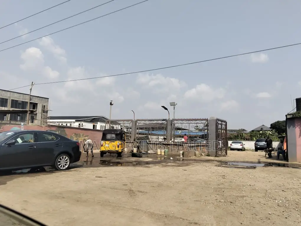 For Sale, Two Plots of Land, Fenced Gated Along Ogolonto Rd, Ikorodu in Ebute