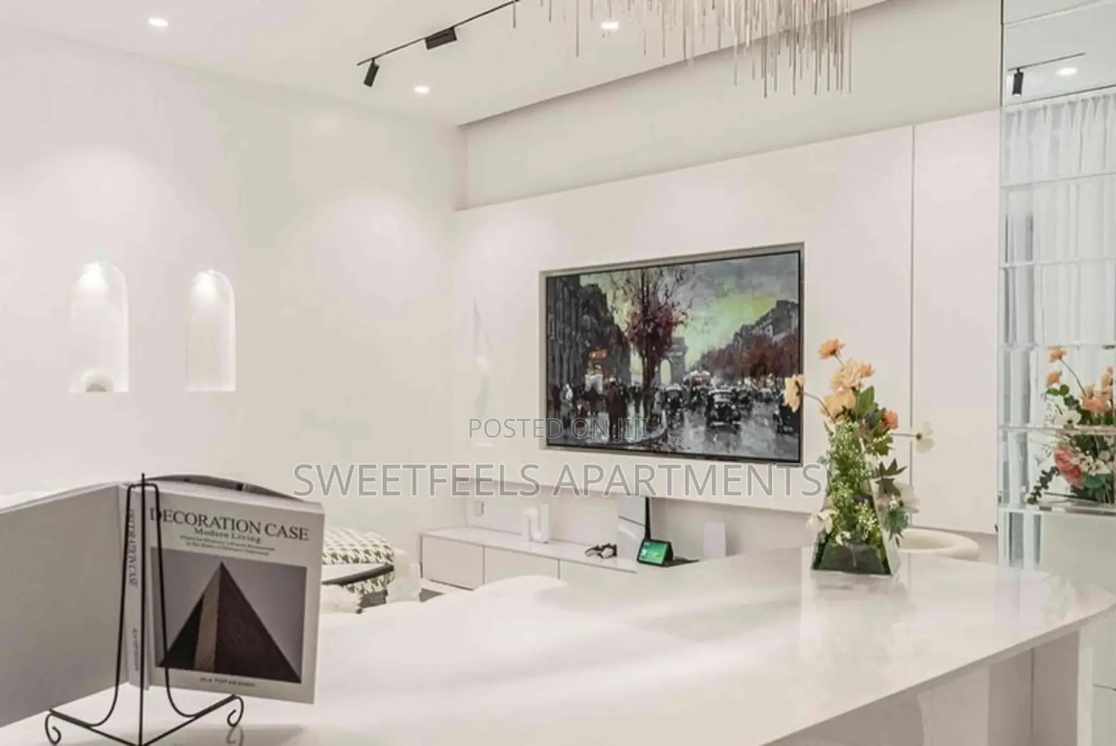 Luxurious All White 2-Bedroom Apartment in Ikate