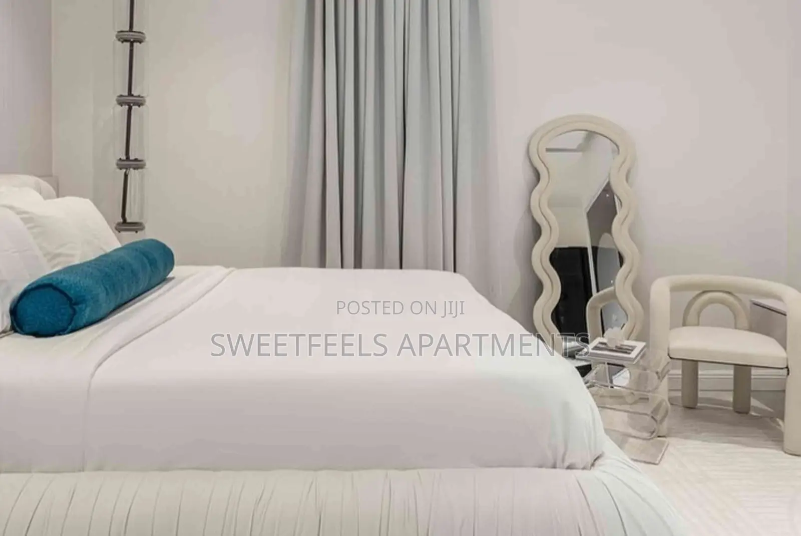 Luxurious All White 2-Bedroom Apartment in Ikate