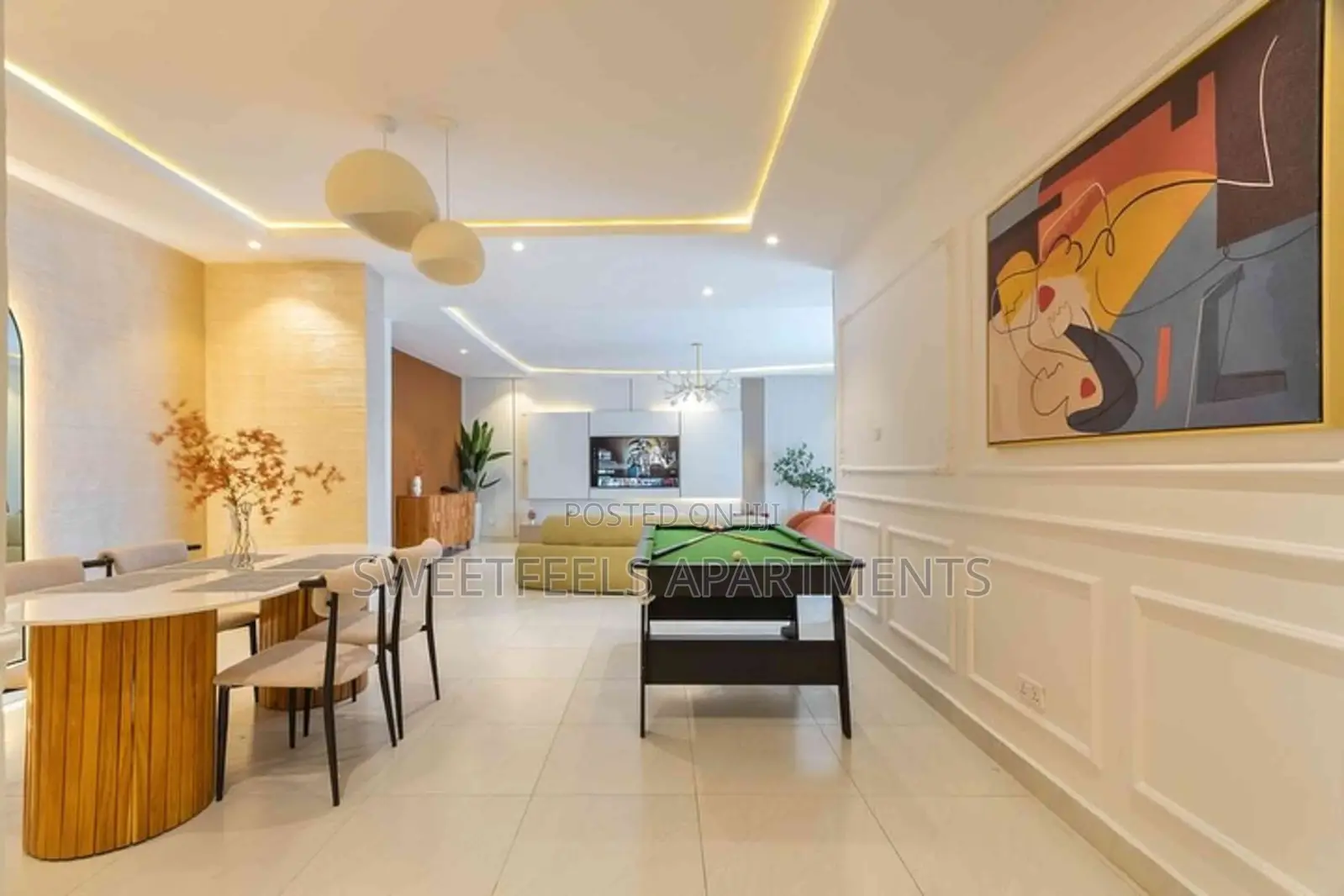 Luxurious 3 Bedroom Apartment, With a Sea View From the Masters Room in Lekki Phase 1