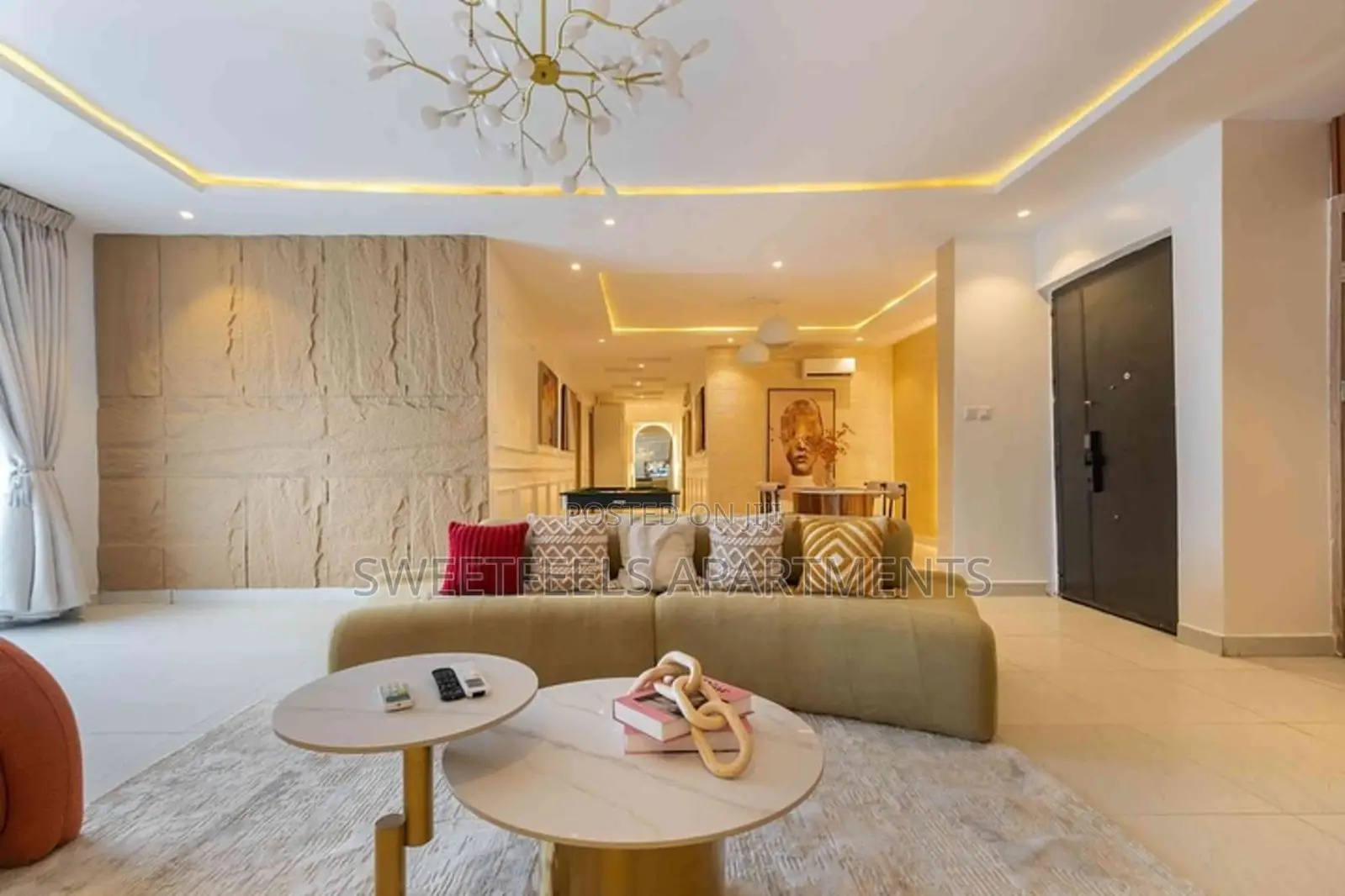 Luxurious 3 Bedroom Apartment, With a Sea View From the Masters Room in Lekki Phase 1