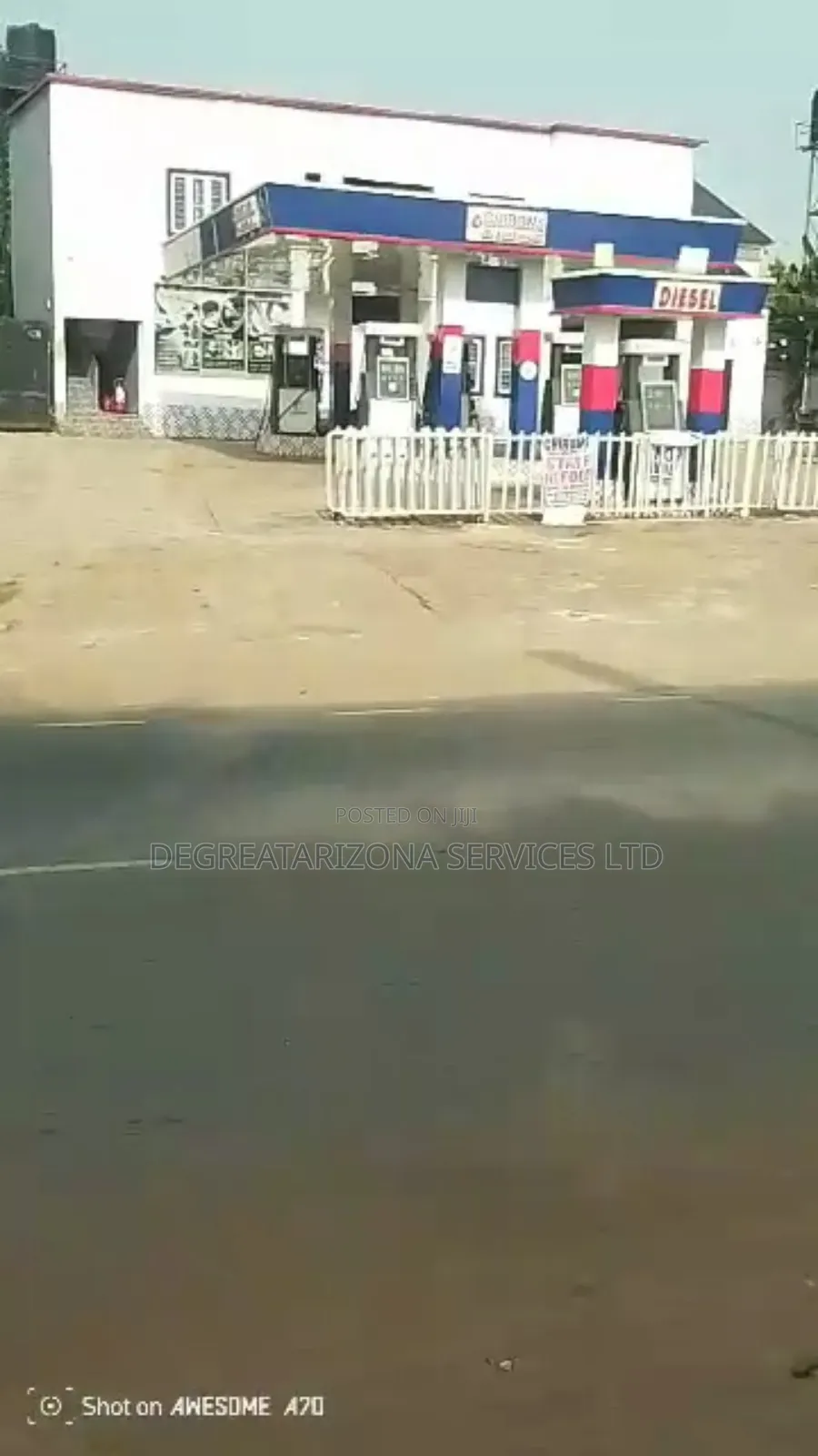Functioning Filling Station Available for Sale Along Okpanam in Oshimili South