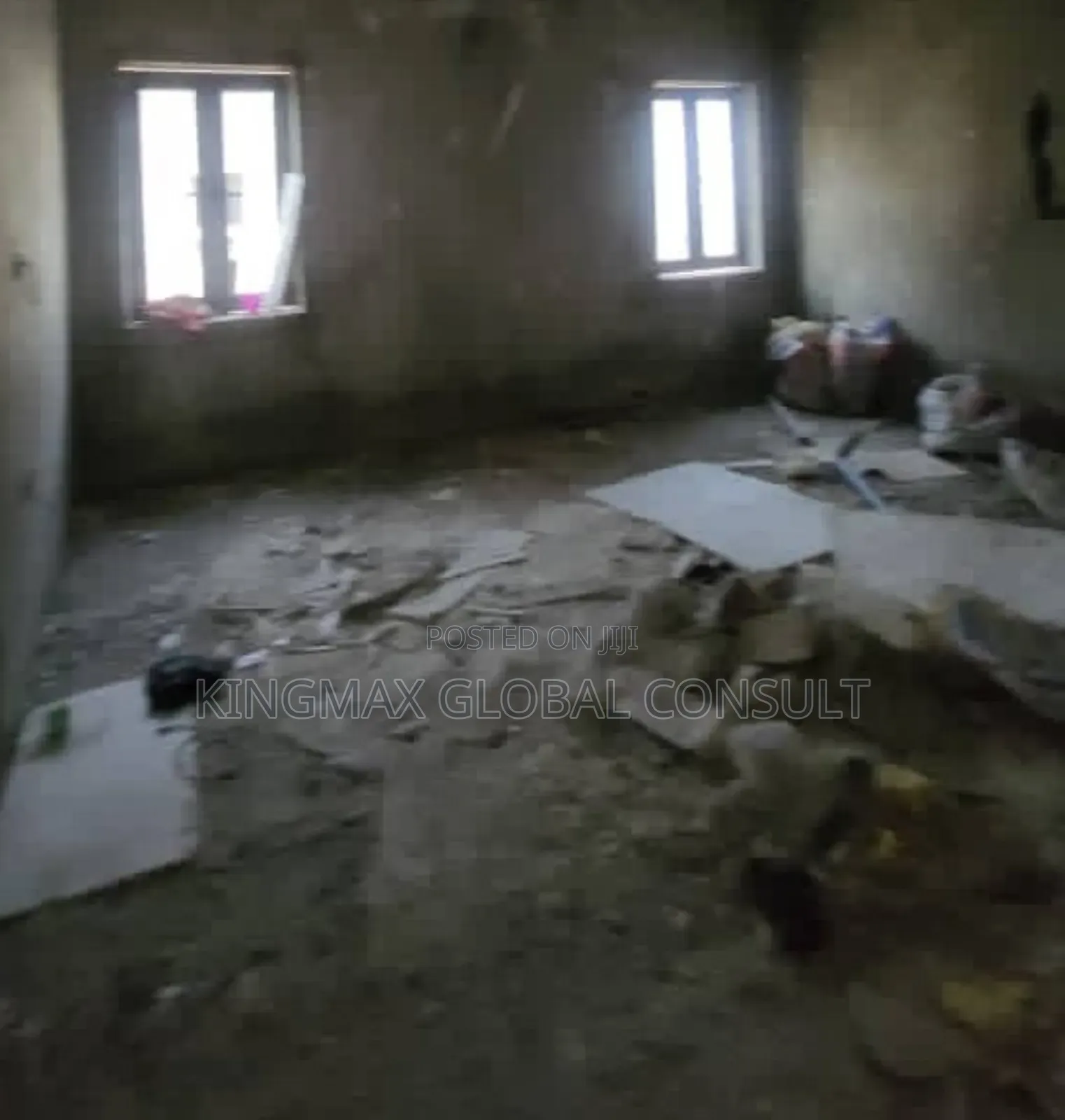 An Old Demolished Structure Is Available for Sale in Wuse 2