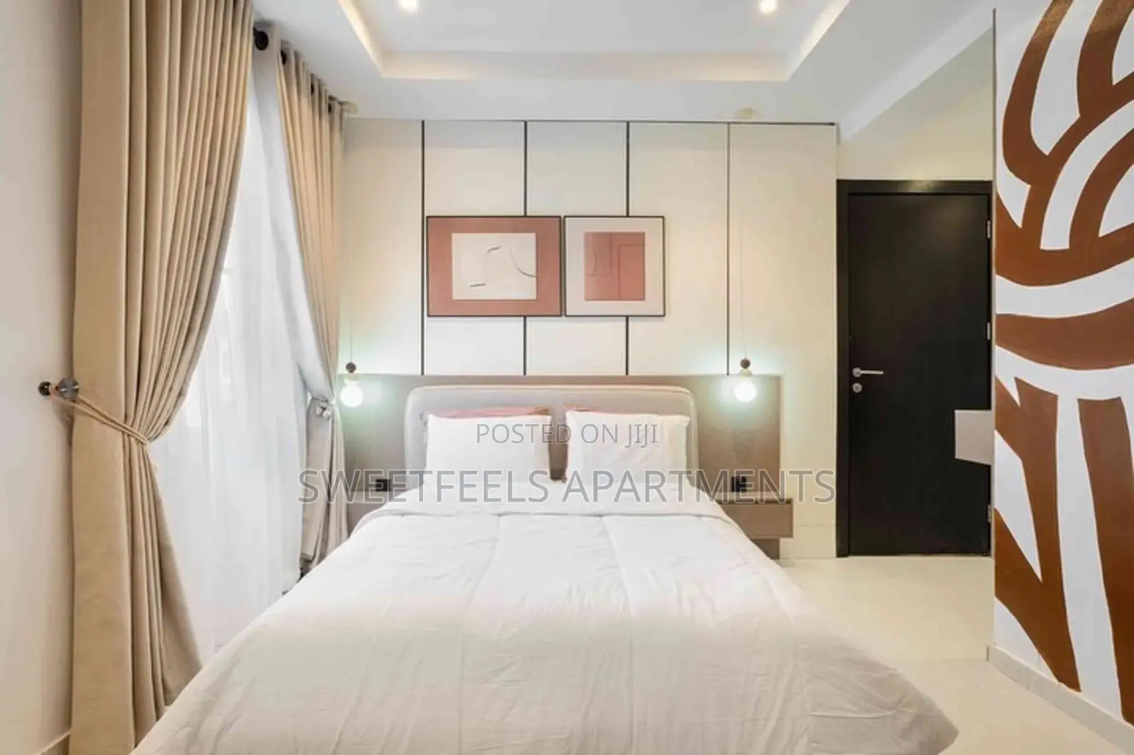 The Grey Luxurious Two Bedroom Apartment in Ikate