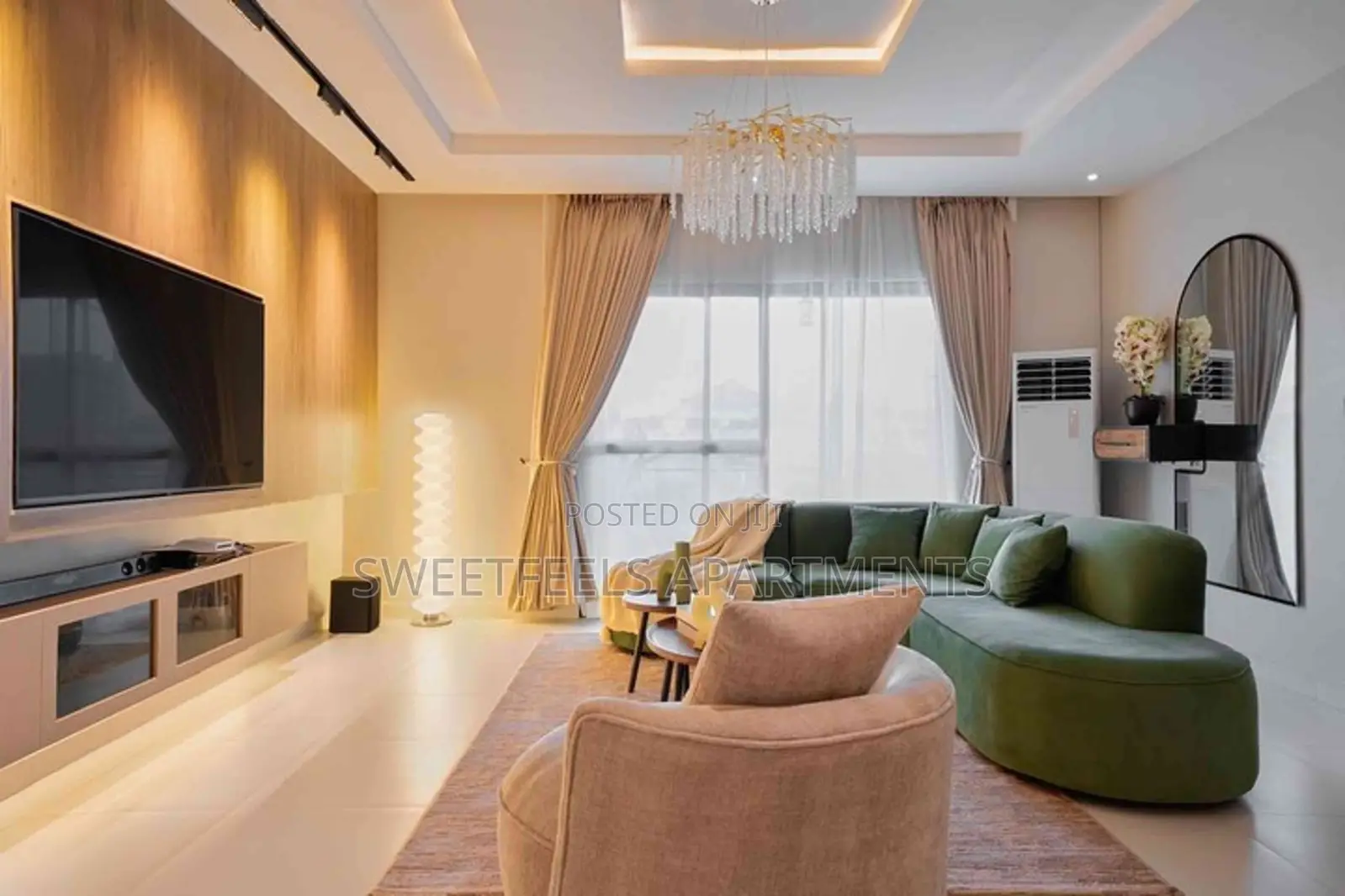 Lovely Cozy 2 Bedrooms Apartment With Balcony in Lekki Phase 1