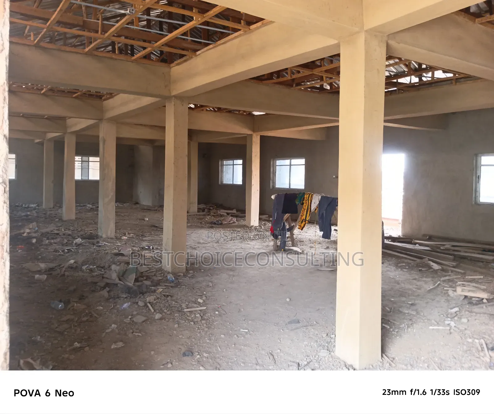 A Spacious Opened Commercial Space in Ibadan