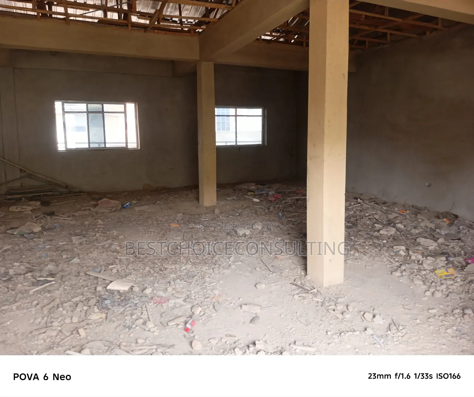 A Spacious Opened Commercial Space in Ibadan